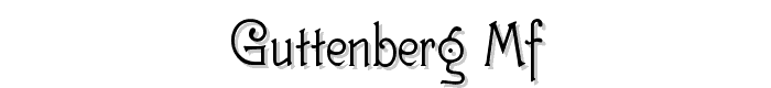 Guttenberg MF font